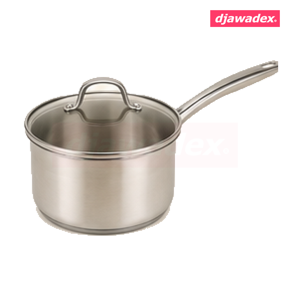 Casserole inox avec couvercle 20 cm